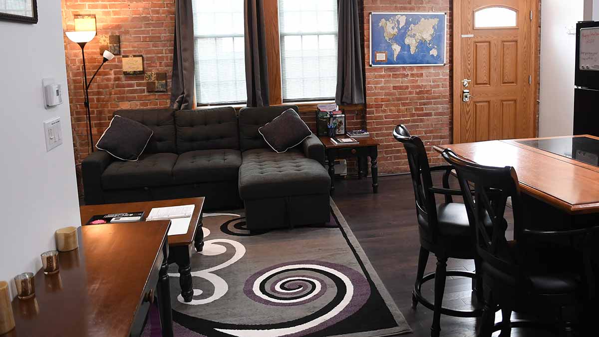Room at the Larkinville Loft AirBNB