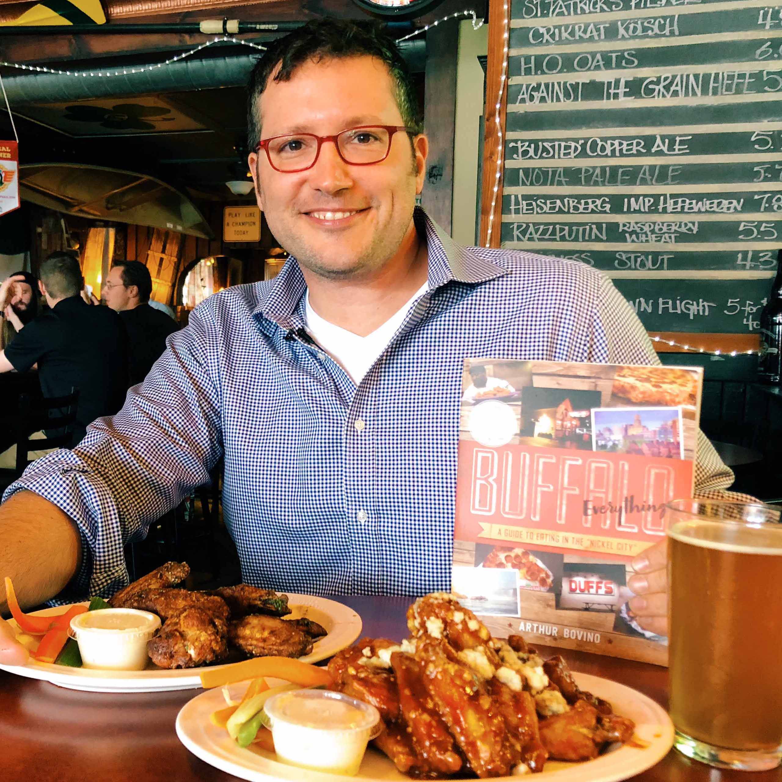Arthur Bovino, a food and travel writer, in Buffalo, NY